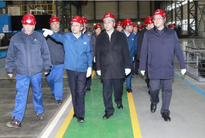 雷凡培、楊金成到渤船集團(tuán)調(diào)研