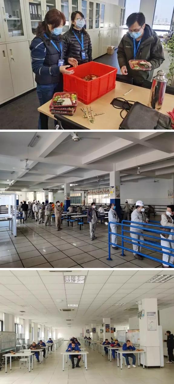 員工就餐：分開、分開、分開